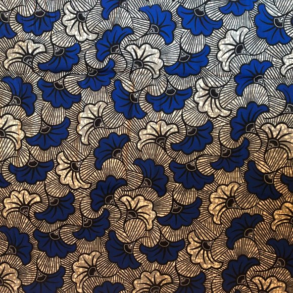 Wedding Flowers| African Print Fabric| 2 Yards - Picture 2 of 3